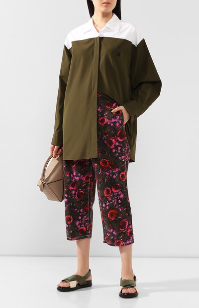 Хлопковая рубашка MARNI, арт. CAMA0272Q0/TCW64, фото 2