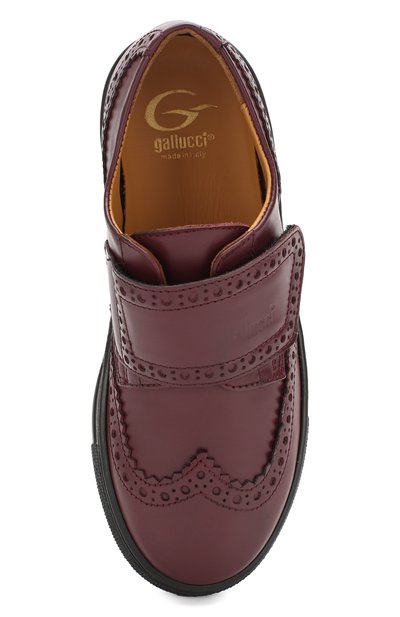 Кожаные туфли GALLUCCI, арт. J20032NM/SC P V G0M VIT/VIT, фото 4