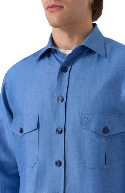 Рубашка из хлопка и льна STEFANO RICCI, арт. SP007711/R2952, фото 5