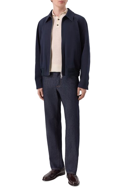 Кожаные пенни-лоферы DOUCAL'S, арт. DU3397MARIUZ007T, фото 2