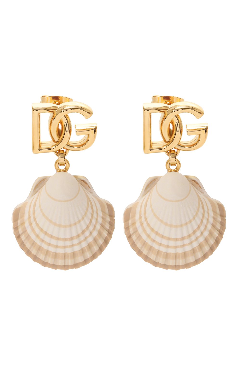 Серьги DOLCE & GABBANA золотого цвета по цене 41300 руб., арт. WEQ6A1 W1111, фото 1 Серьги DOLCE & GABBANA, арт. WEQ6A1 W1111, фото 1