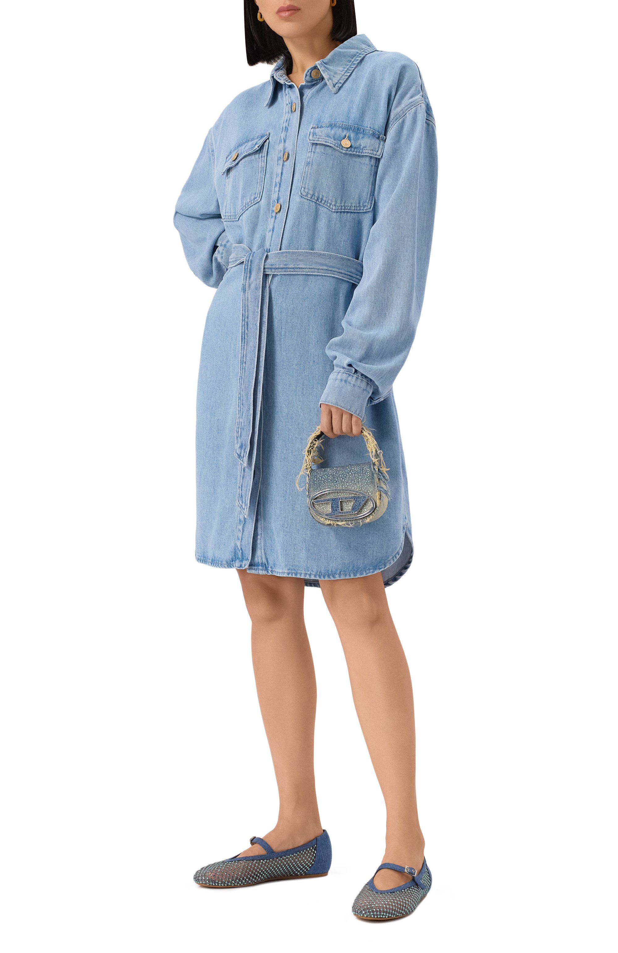 Джинсовое платье 7 FOR ALL MANKIND, арт. JSCZC860TS, фото 2