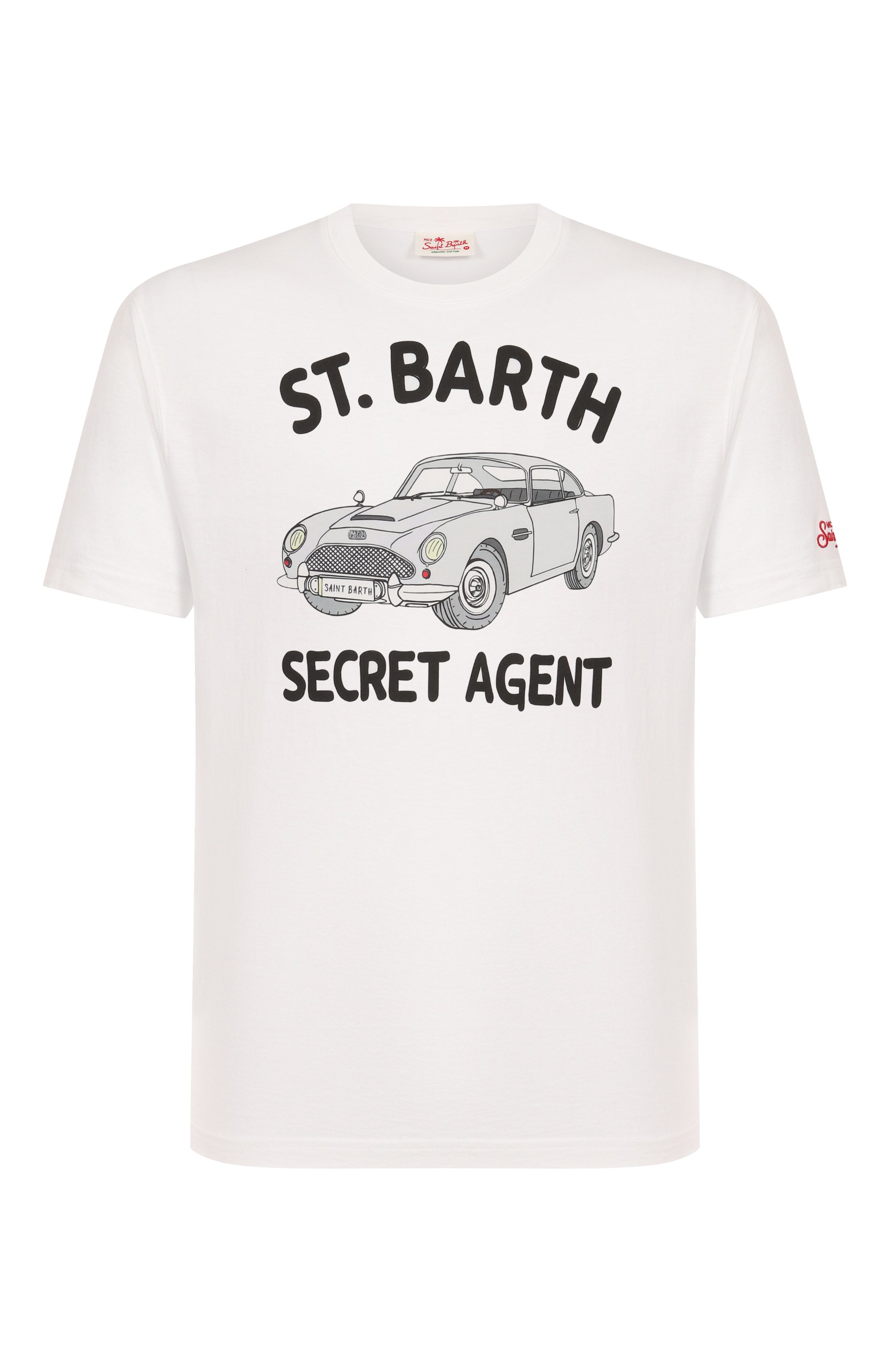 Хлопковая футболка MC2 SAINT BARTH, арт. STBM TSHIRT MAN/04730H, фото 1