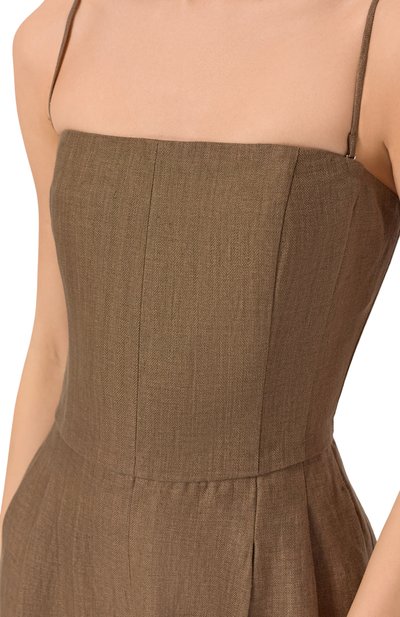 Льняной комбинезон 12 STOREEZ, арт. 138080, фото 4