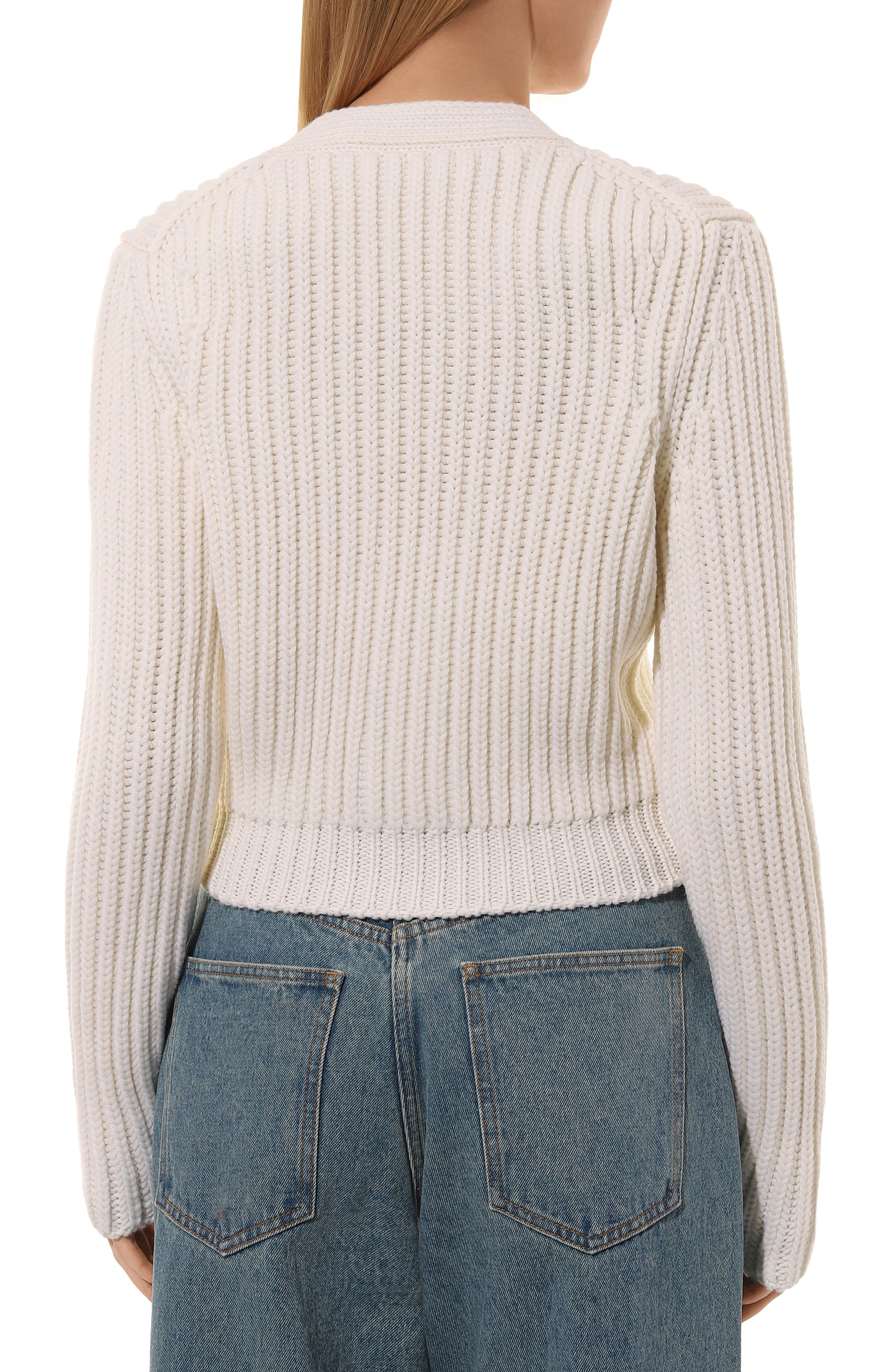 Кардиган из шерсти и кашемира NINA RICCI, арт. 24AMCR003/ML0556, фото 4