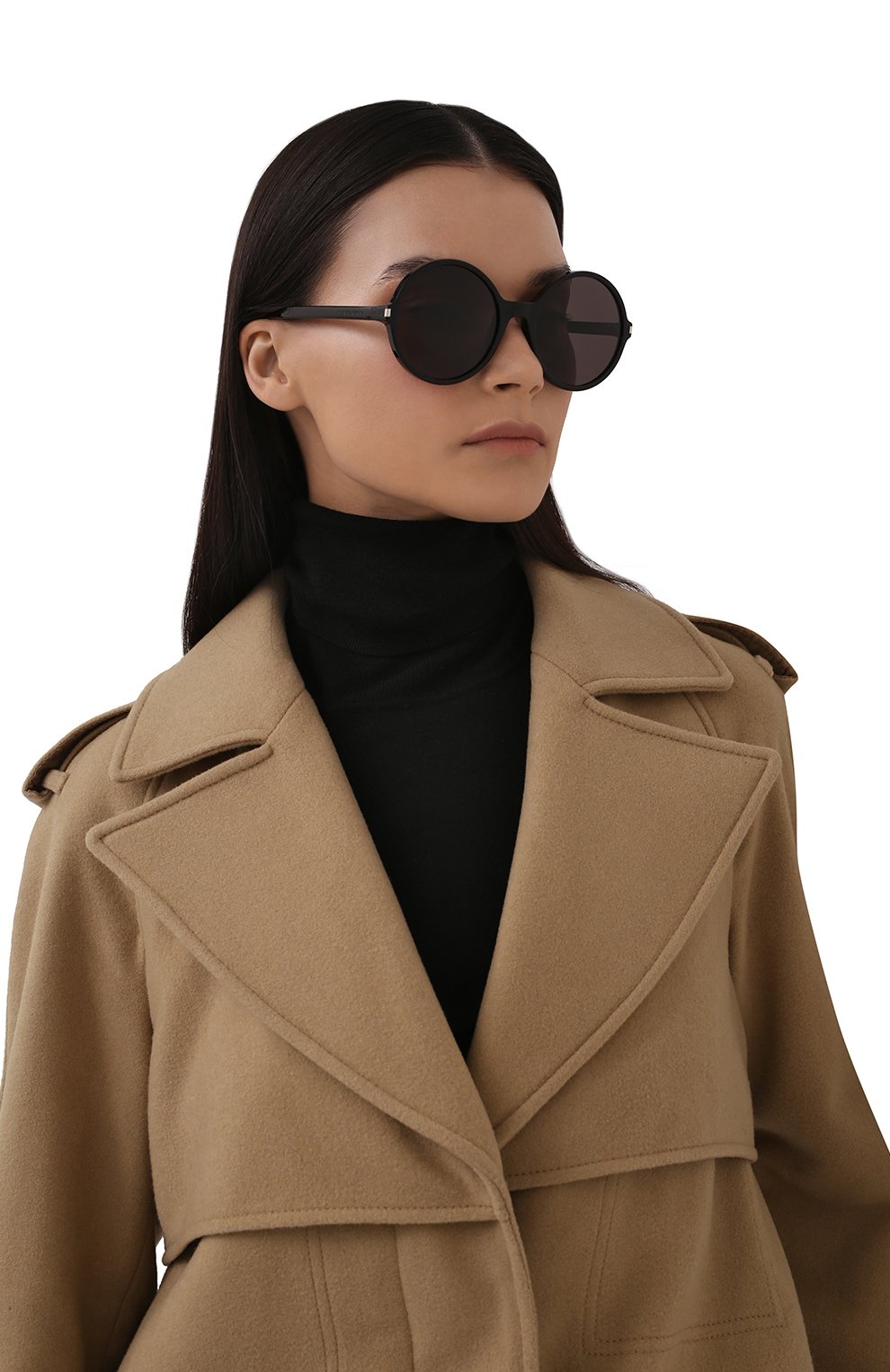 Солнцезащитные очки SAINT LAURENT черного цвета по цене 35150 руб., арт. SL 450 001, фото 2 Солнцезащитные очки SAINT LAURENT, арт. SL 450 001, фото 2