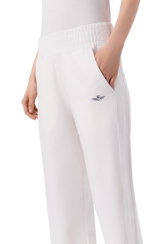 Хлопковые брюки Aeronautica Militare PF1013DF00671 Белый  PF1013DF00671 Фото 5