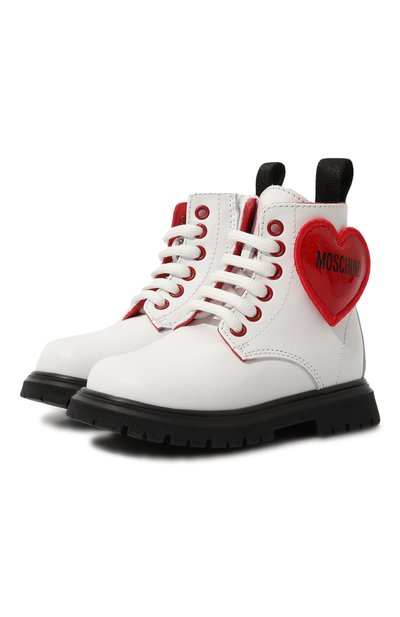 Кожаные ботинки MOSCHINO, арт. 75907/20-27
