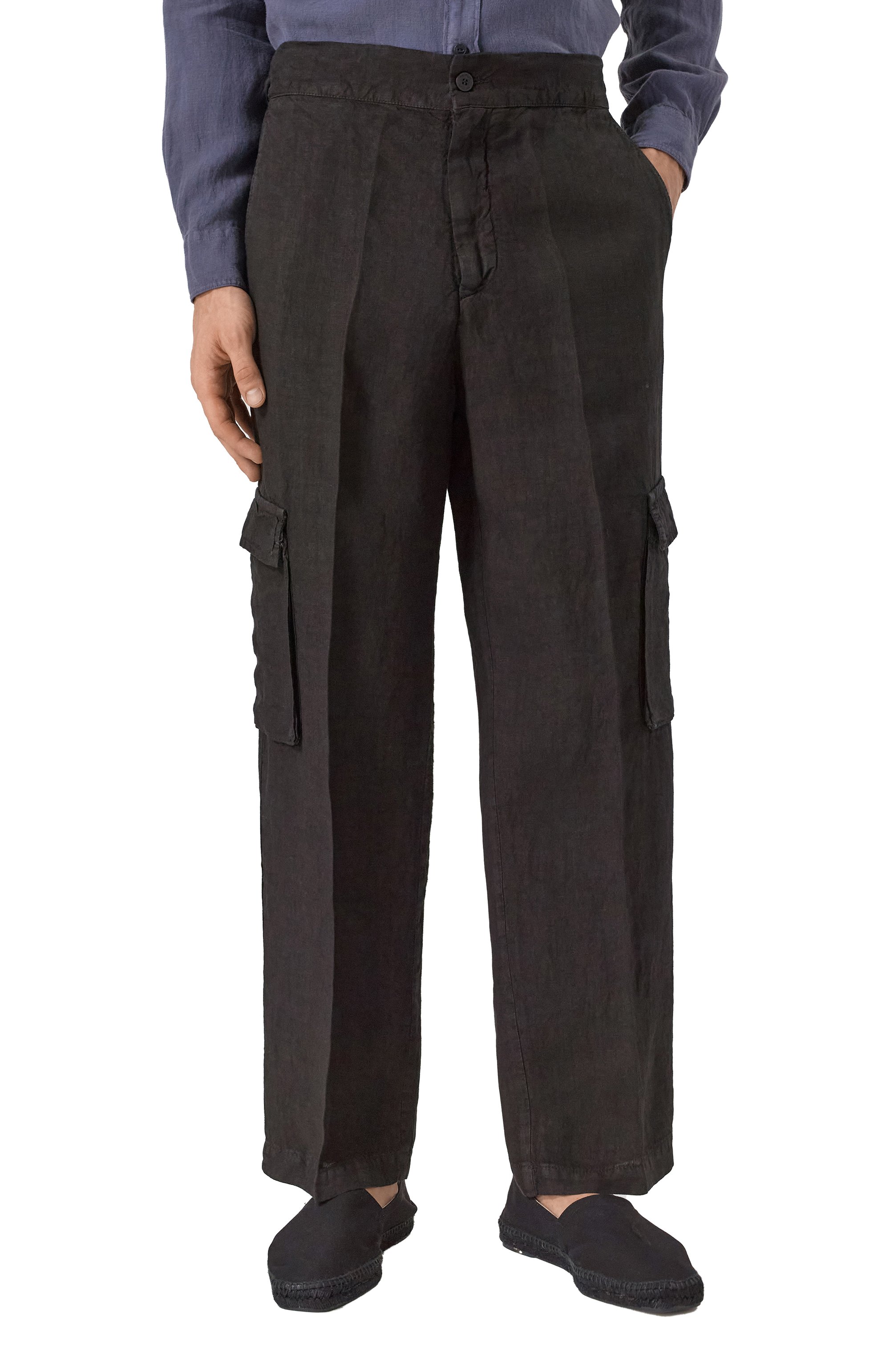 Льняные брюки-карго INLINUM, арт. CARG011, фото 3