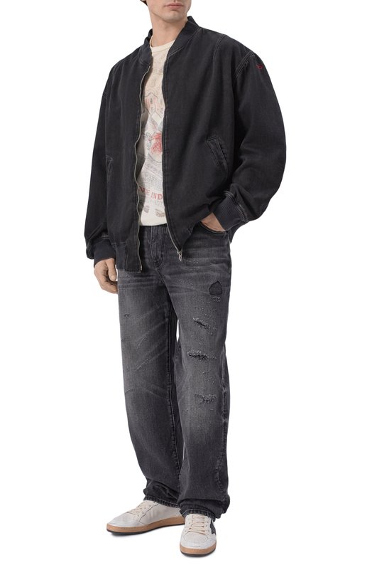 Хлопковая футболка Diesel A23545/0LJCM Кремовый  A23545/0LJCM Фото 2