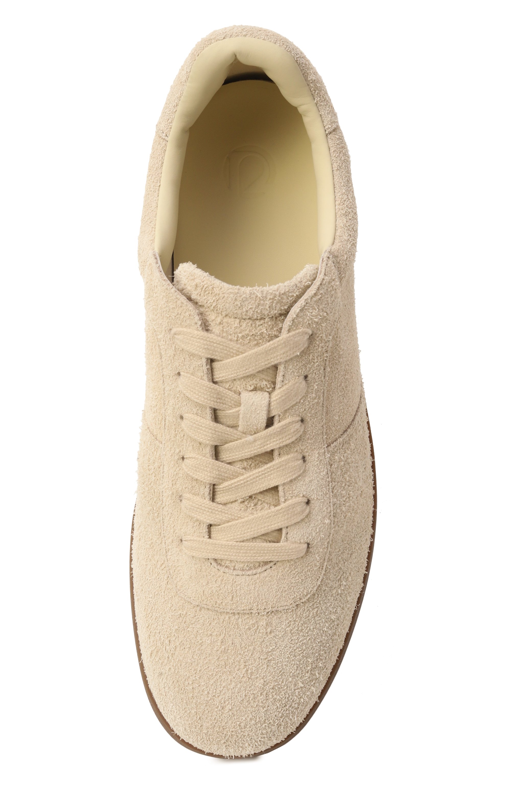 Замшевые кеды 12 STOREEZ бежевого цвета по цене 22000 руб., арт. 125544, фото 6 Замшевые кеды 12 STOREEZ, арт. 125544, фото 6