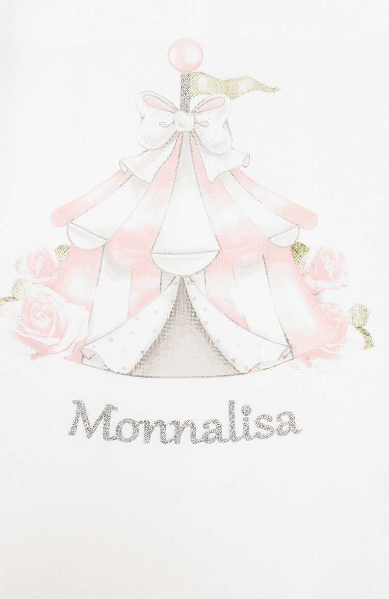 Хлопковый топ MONNALISA, арт. 315611SG, фото 1