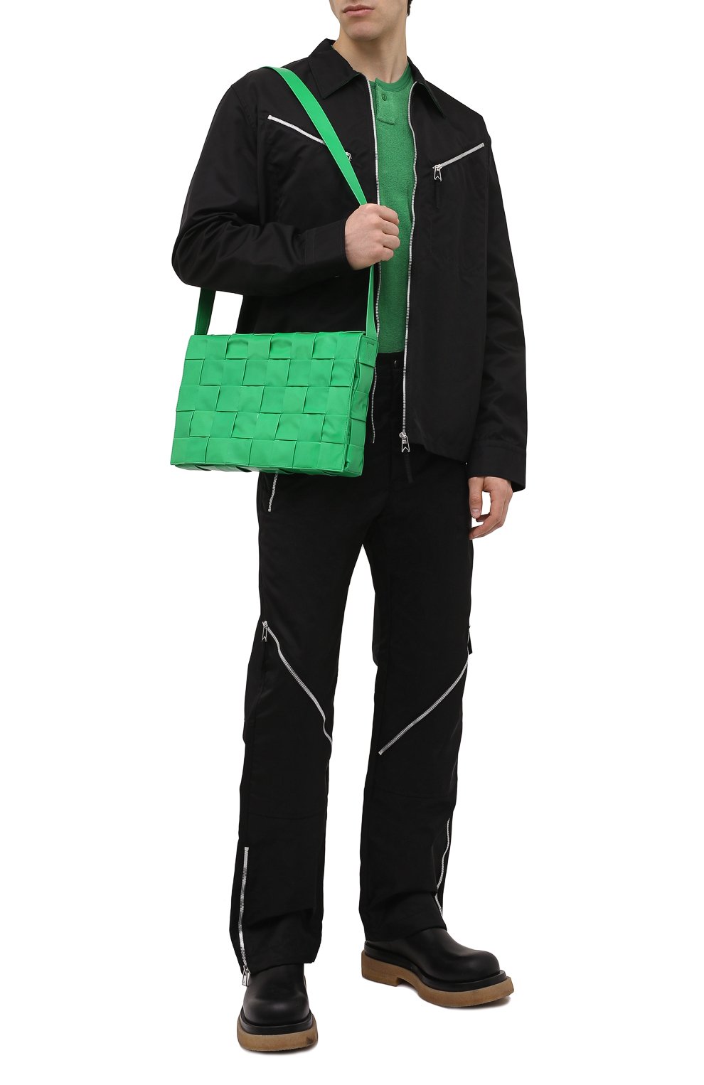 Кожаная сумка cassette BOTTEGA VENETA, арт. 691407/VCQ71, фото 3