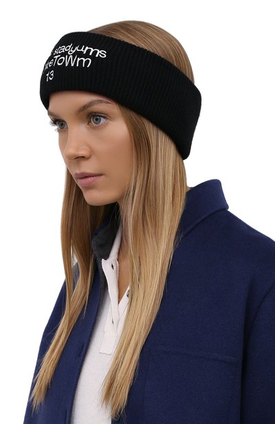 Шерстяная повязка на голову ACNE STUDIOS, арт. C40160/W, фото 2