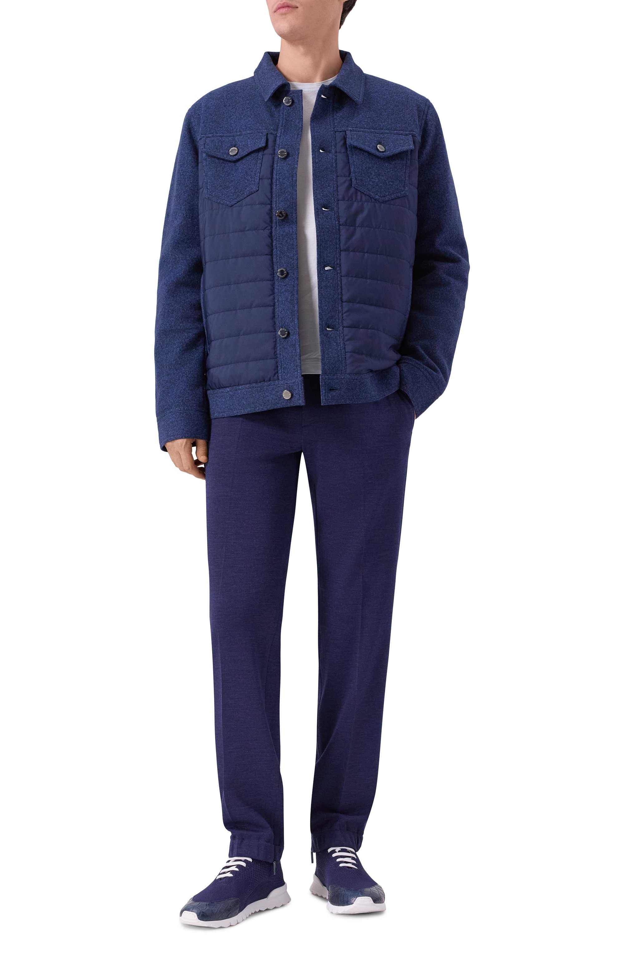 Шерстяные джоггеры STEFANO RICCI, арт. M1T5300030/W0001R, фото 2