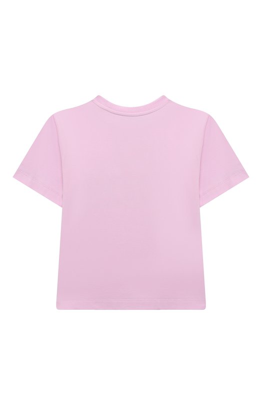 Хлопковая футболка Moschino Розовый, фото 2