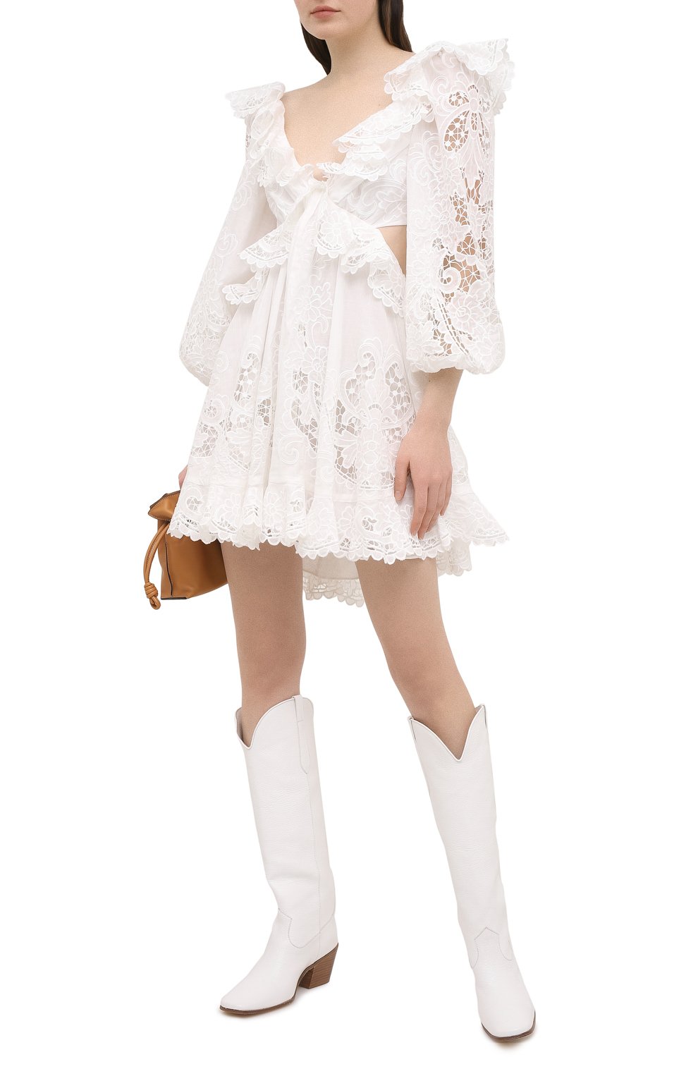 Хлопковое платье ZIMMERMANN, арт. 9340DLLU, фото 2