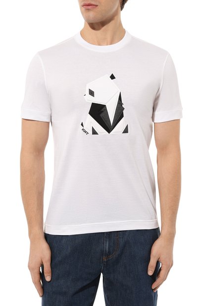 Хлопковая футболка KITON, арт. UMM0404, фото 3