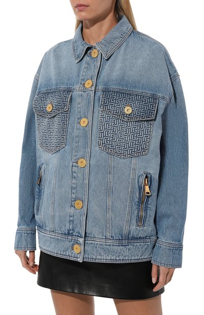 Джинсовая куртка BALMAIN, арт. AF1TC060DD09, фото 3