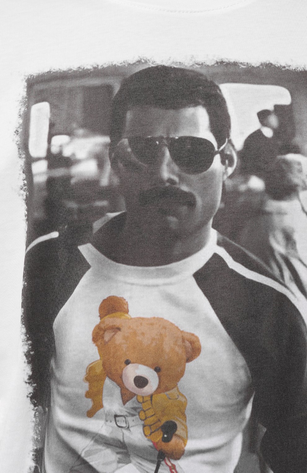 Хлопковый футболка BISIBIGLIO, арт. QUEEN WITH TEDDY, фото 5