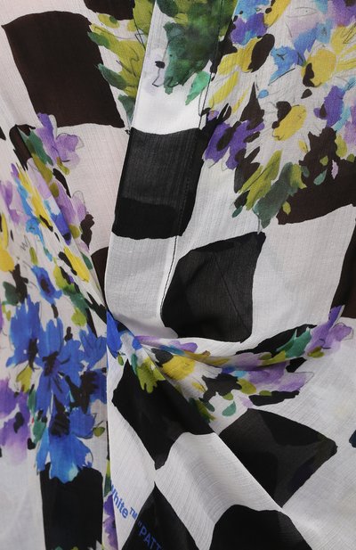 Блузка из вискозы OFF-WHITE разноцветного цвета по цене 79950 руб., арт. 0WGA095S21FAB001, фото 5 Блузка из вискозы OFF-WHITE, арт. 0WGA095S21FAB001, фото 5