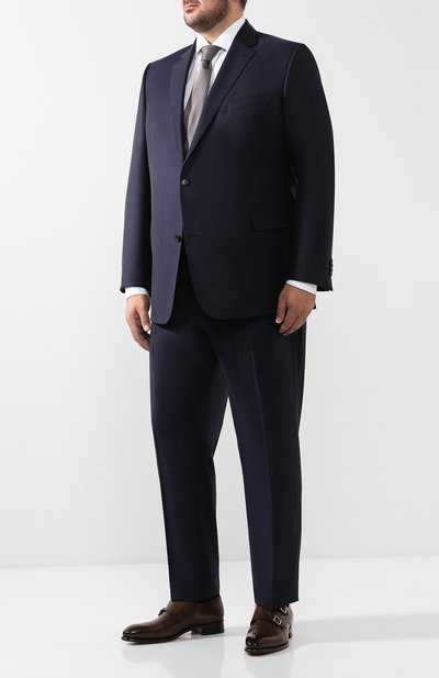 Шерстяной костюм с пиджаком на двух пуговицах EDUARD DRESSLER, арт. NR12/00360, фото 1