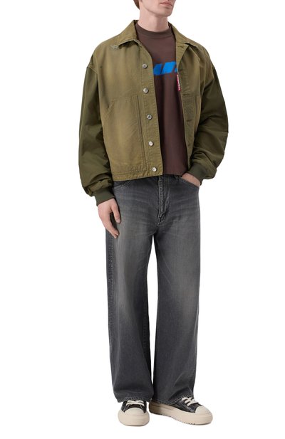 Хлопковая футболка PLANTA ROSA, арт. PR/T02/BLUE-CORRESPONDECE/250, фото 2