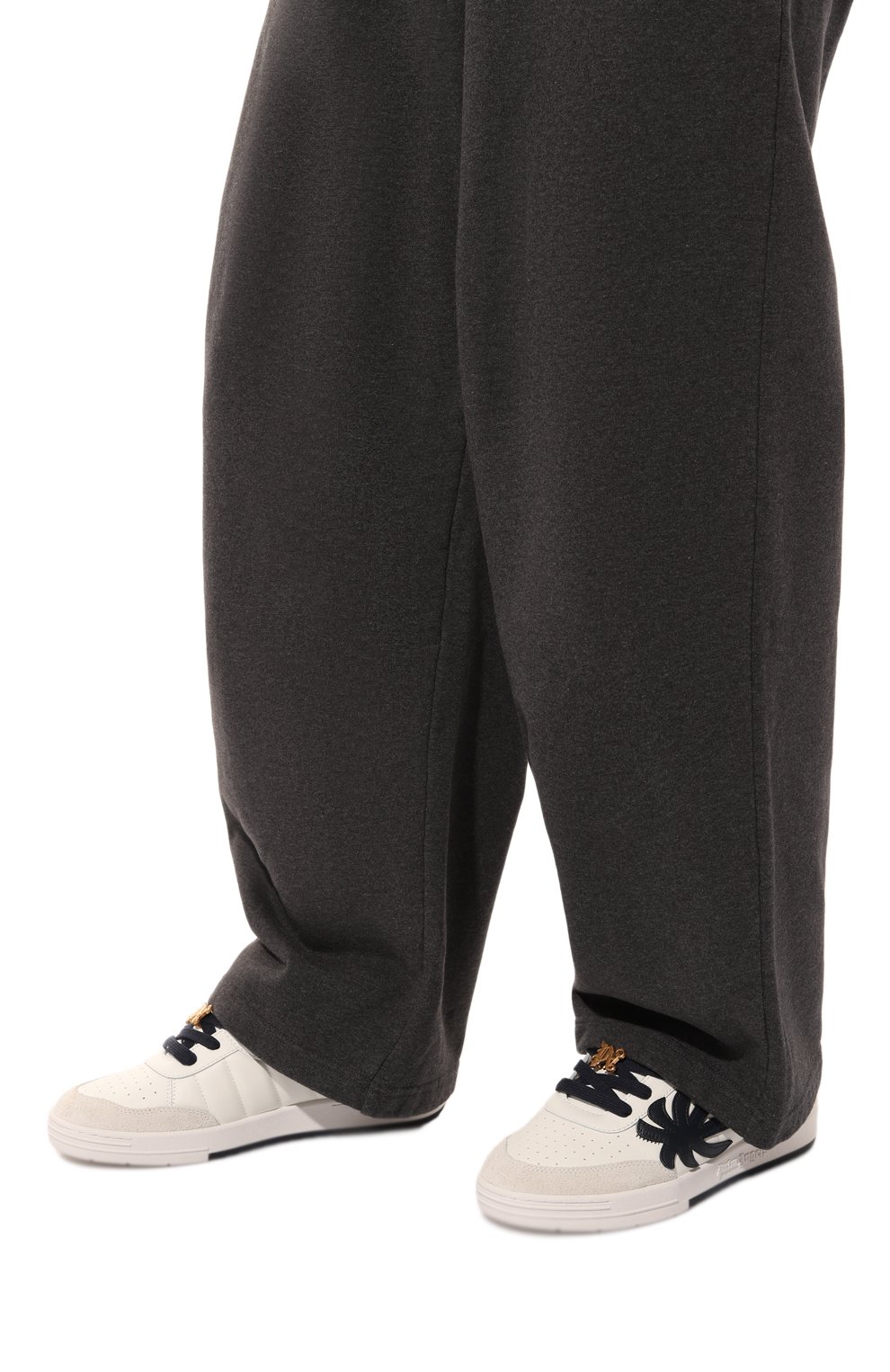 Кожаные кеды palm beach university PALM ANGELS, арт. PMIA097F24LEA001, фото 3