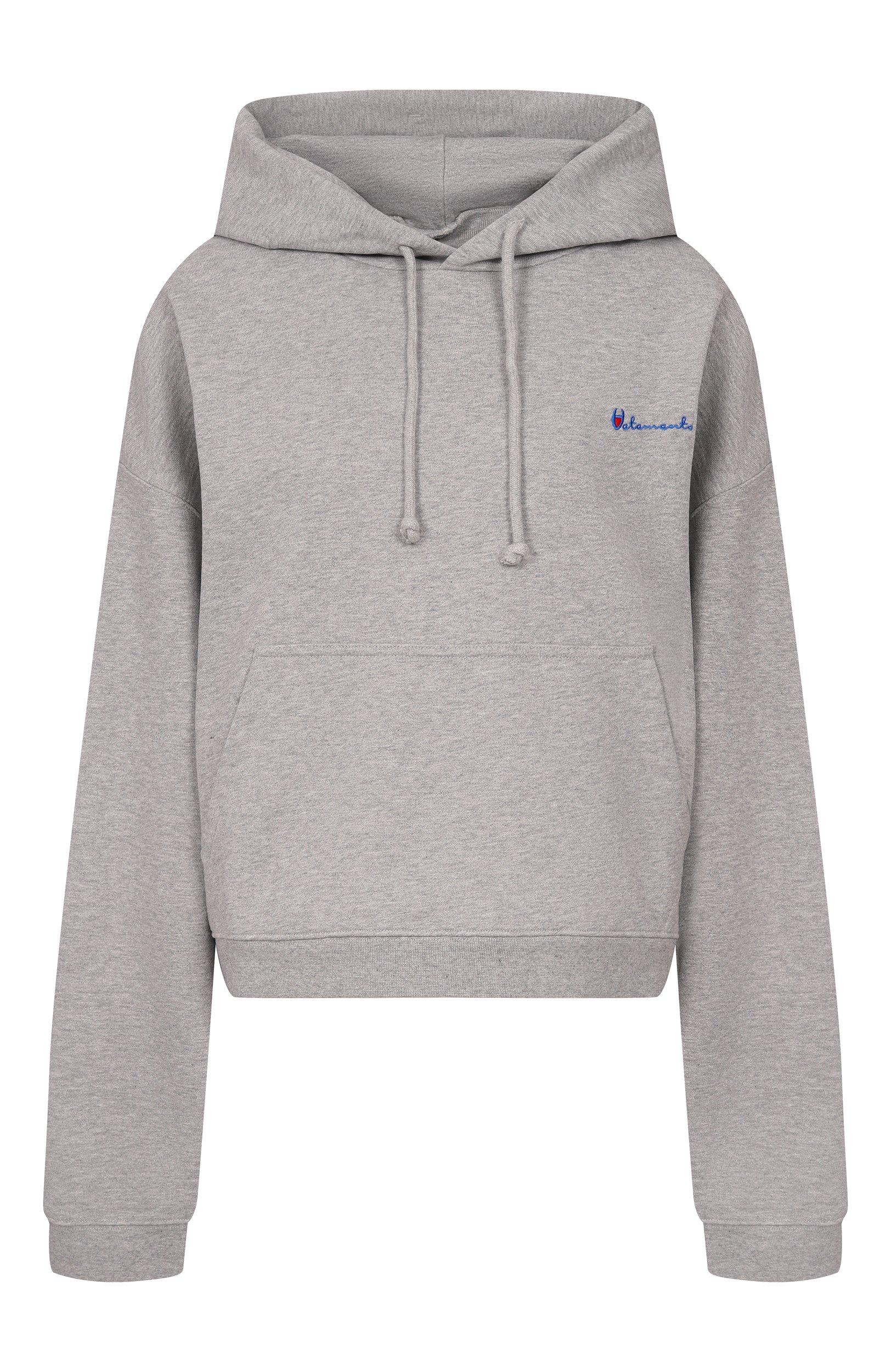 Хлопковое худи vetements x champion VETEMENTS серого цвета по цене 109500 руб., арт. MH27HD223G, фото 1 Хлопковое худи vetements x champion VETEMENTS, арт. MH27HD223G, фото 1