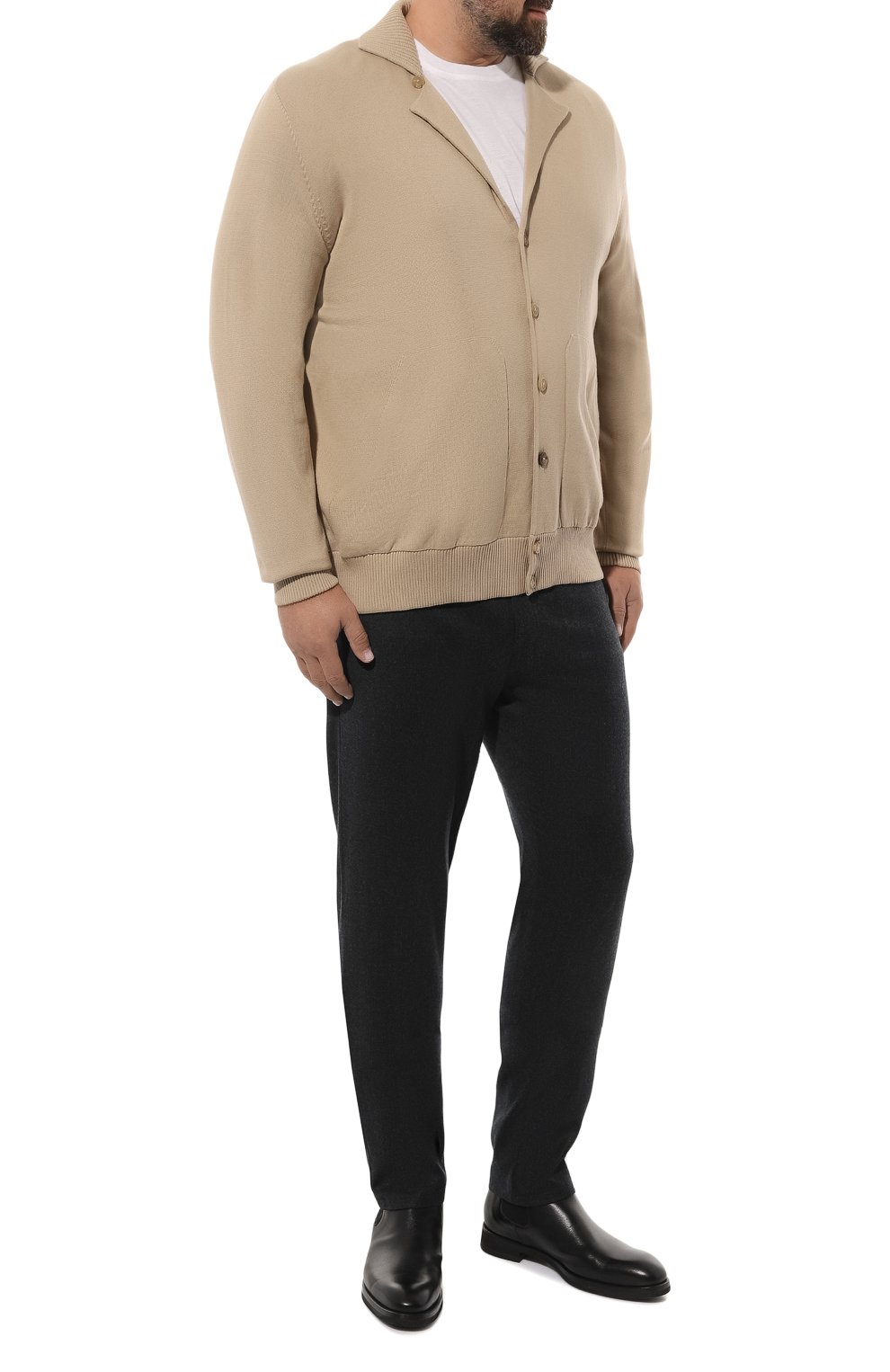 Кардиган из хлопка и кашемира CORTIGIANI, арт. 519126/0000/58-70, фото 2