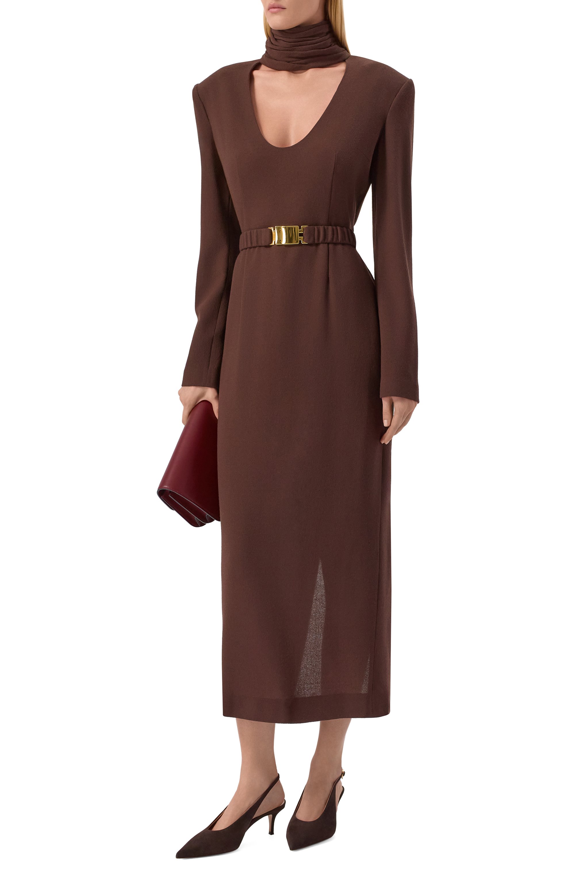 Замшевые туфли robbie sling 55 GIANVITO ROSSI, арт. G95538.55RIC.CAMM0KA, фото 3