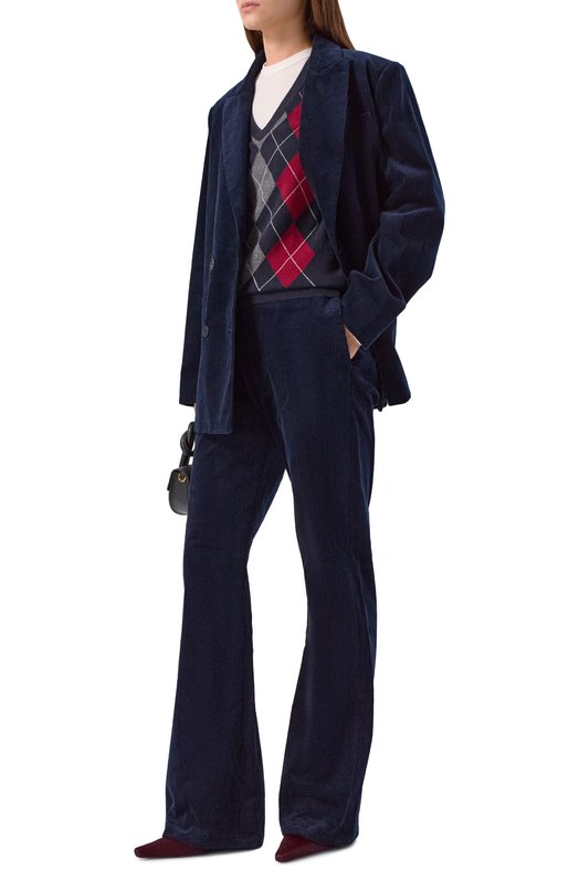 Кашемировый жилет arch4 KNVS2644 Синий  KNVS2644 Фото 2