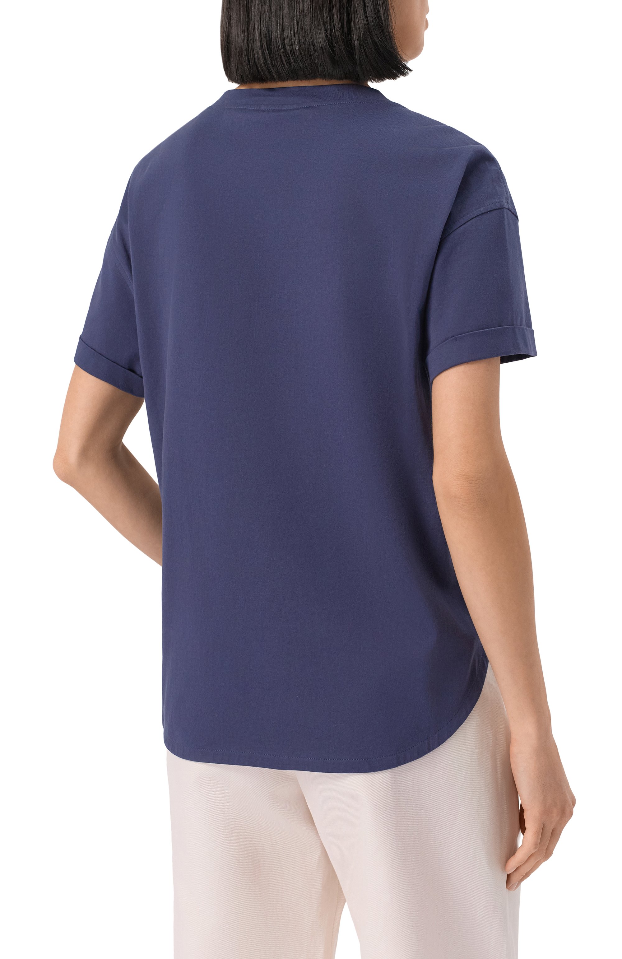 Хлопковая футболка BRUNELLO CUCINELLI, арт. M0T81HA850, фото 4