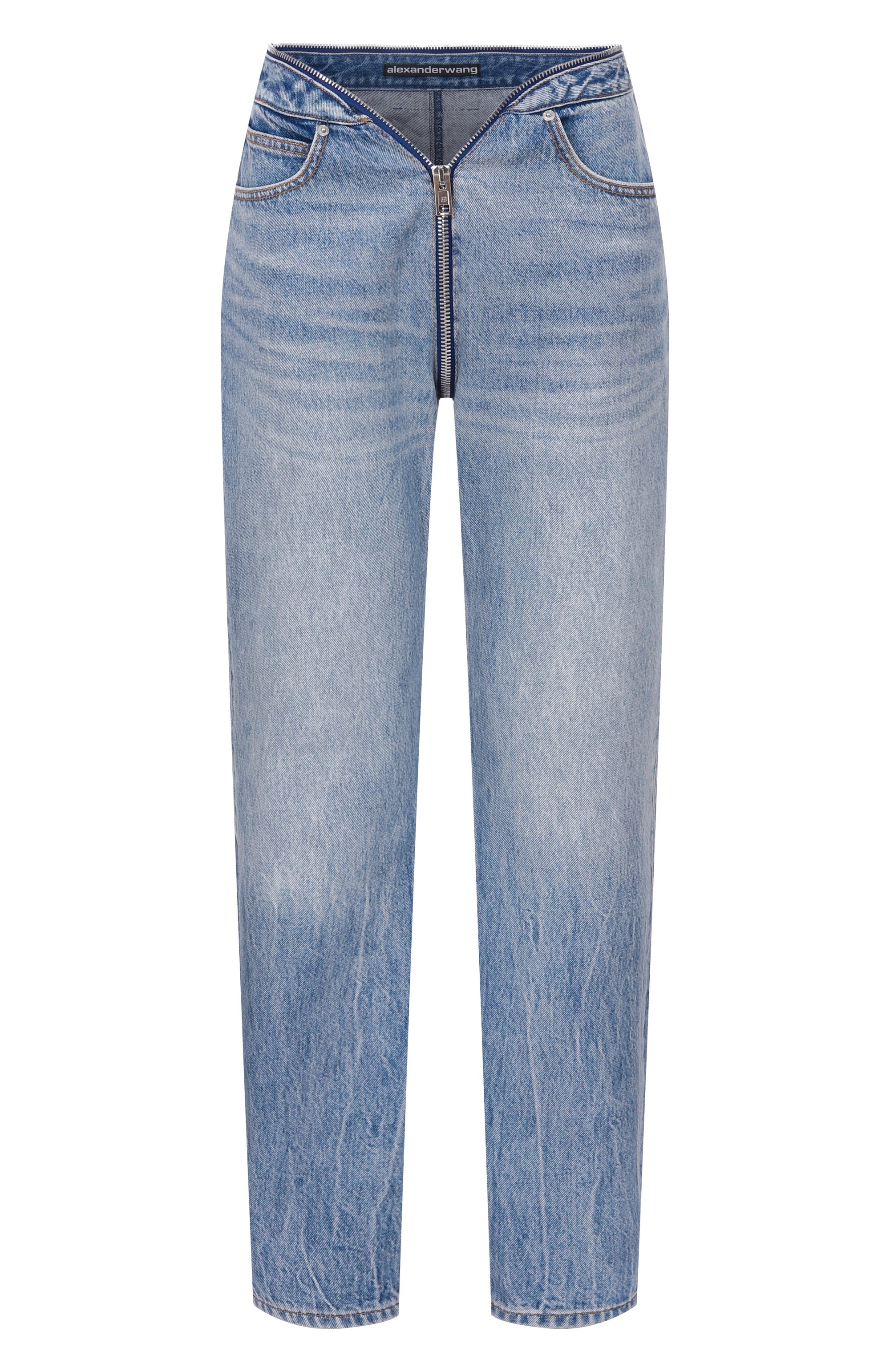 Джинсы zip v-waist ALEXANDER WANG, арт. 4DC2264984, фото 1