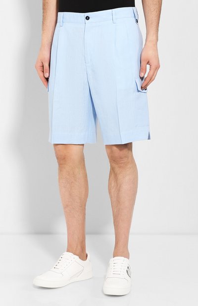 Льняные шорты DOLCE & GABBANA, арт. GW3JAT/FU4JB, фото 3