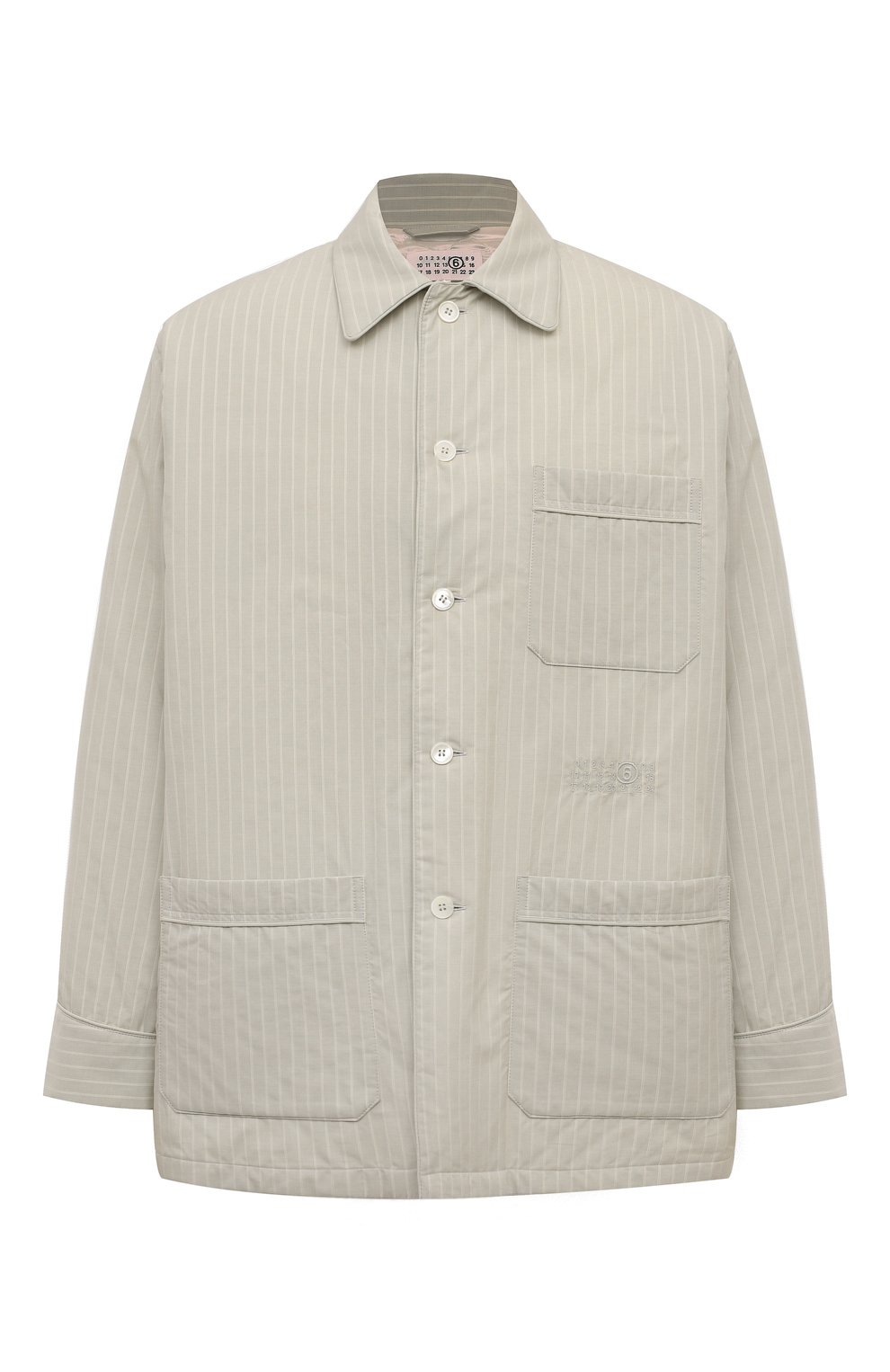 Хлопковая куртка-рубашка MM6, арт. SH0DT0009/S54453, фото 1