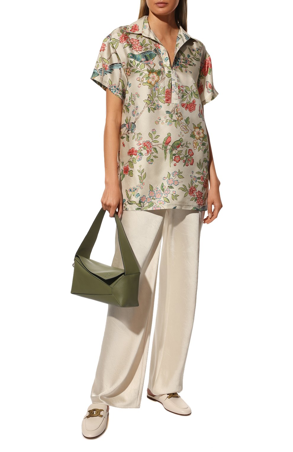 Шелковая блузка REDVALENTINO, арт. XR0AAD25/6F0, фото 2