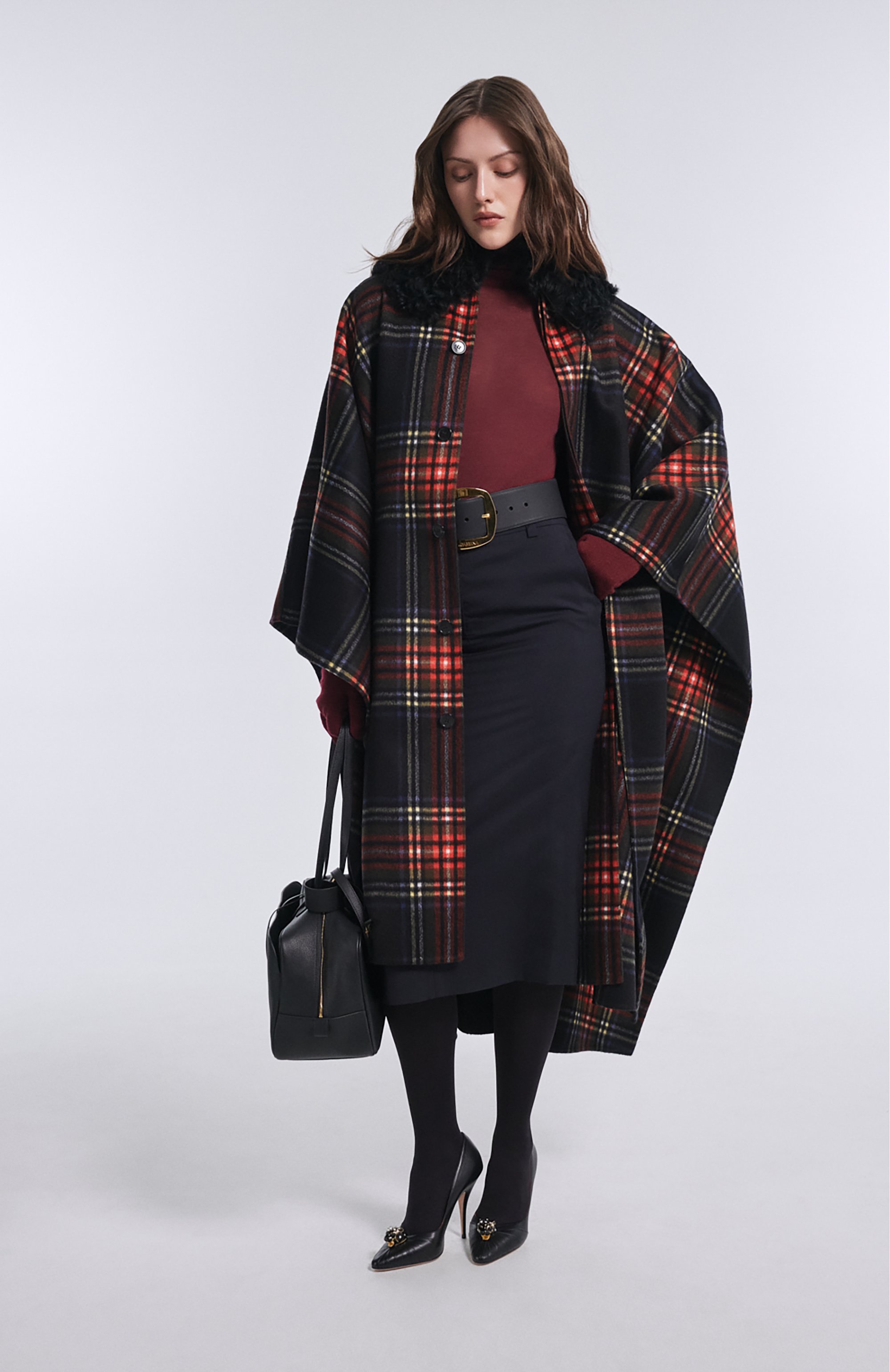 Кашемировый кейп SAINT LAURENT, арт. 837487/Y3J27, фото 6