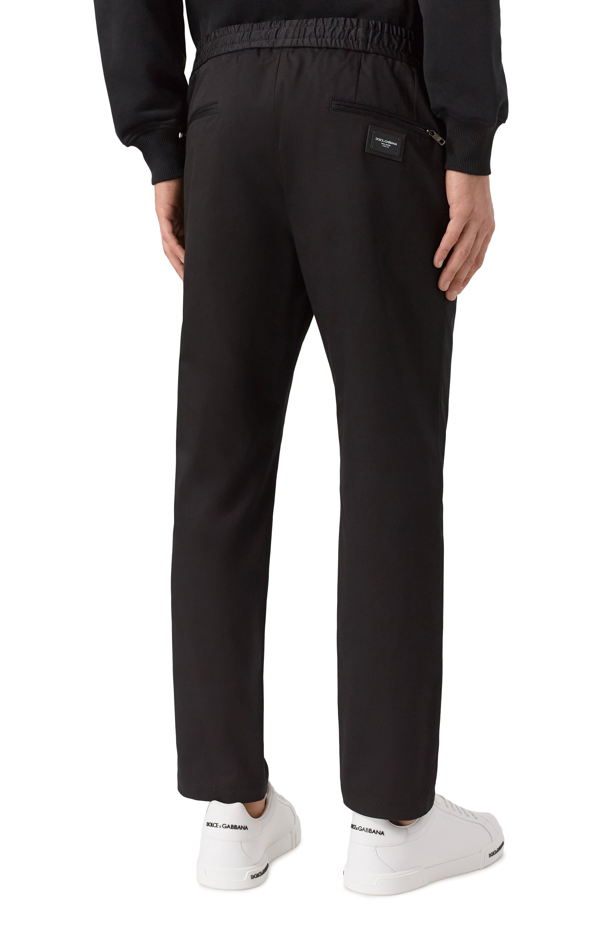 Хлопковые брюки DOLCE & GABBANA, арт. GYACET/GJ804, фото 4