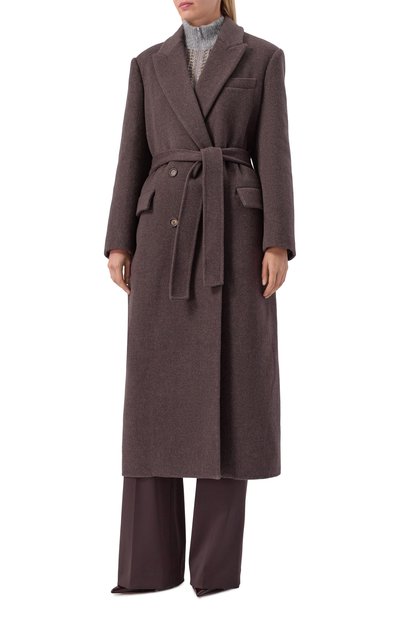 Пальто из шерсти и кашемира BRUNELLO CUCINELLI, арт. MD5329893, фото 3