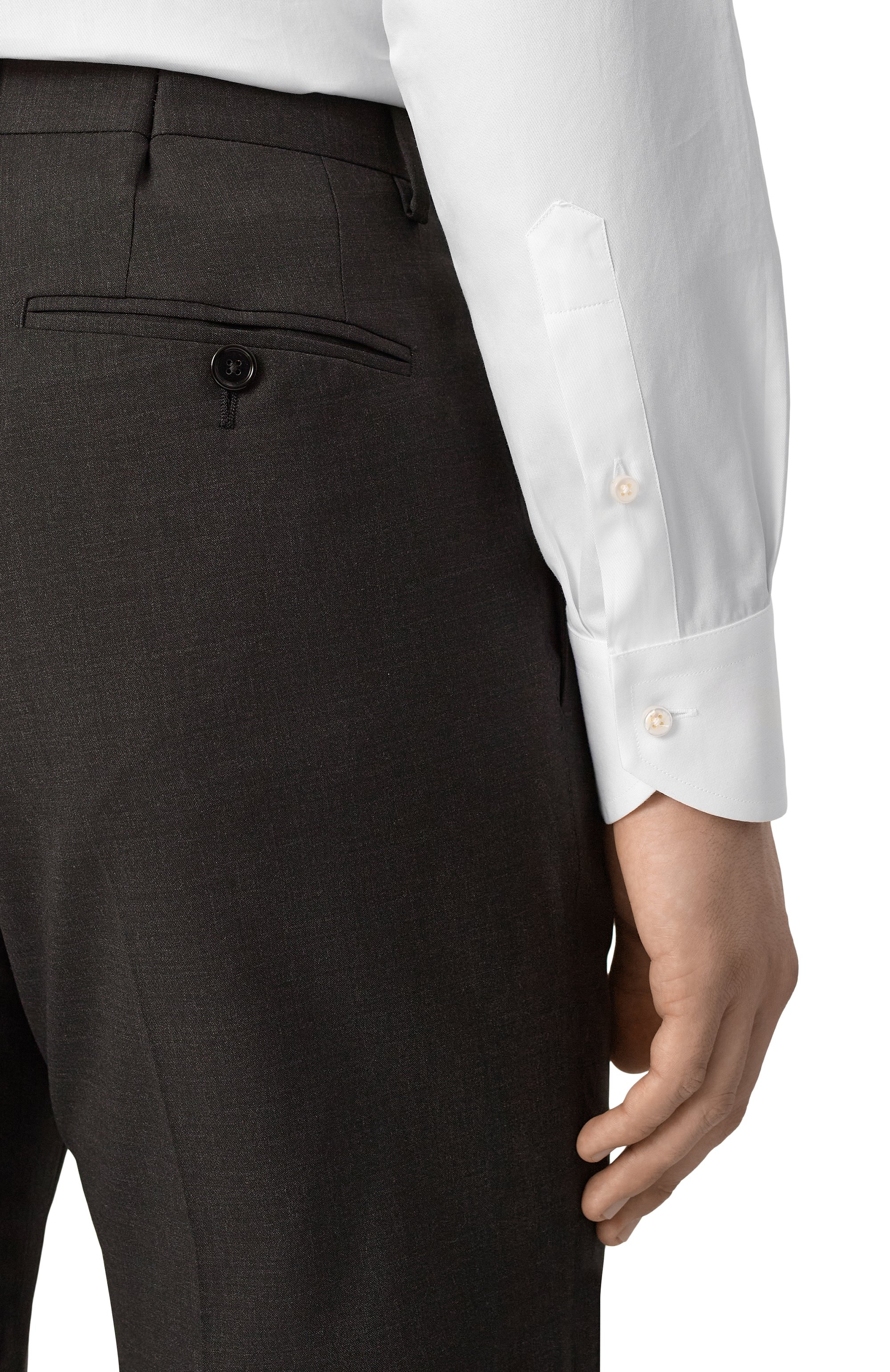 Хлопковая сорочка CANALI белого цвета по цене 52750 руб., арт. ECL7018/GX03324, фото 5 Хлопковая сорочка CANALI, арт. ECL7018/GX03324, фото 5