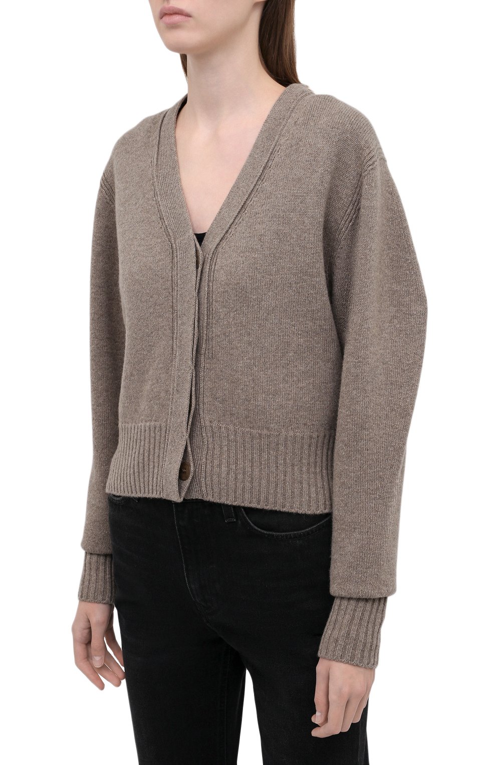 Кардиган из шерсти и кашемира LOW CLASSIC, арт. L0W21FW_KN03LK, фото 3