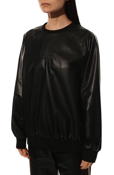 Кожаный свитшот PRADA, арт. 54282-08P-F0002, фото 3