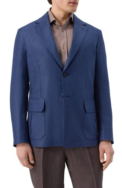 Льняной пиджак CORNELIANI, арт. 25X591-2514108, фото 4