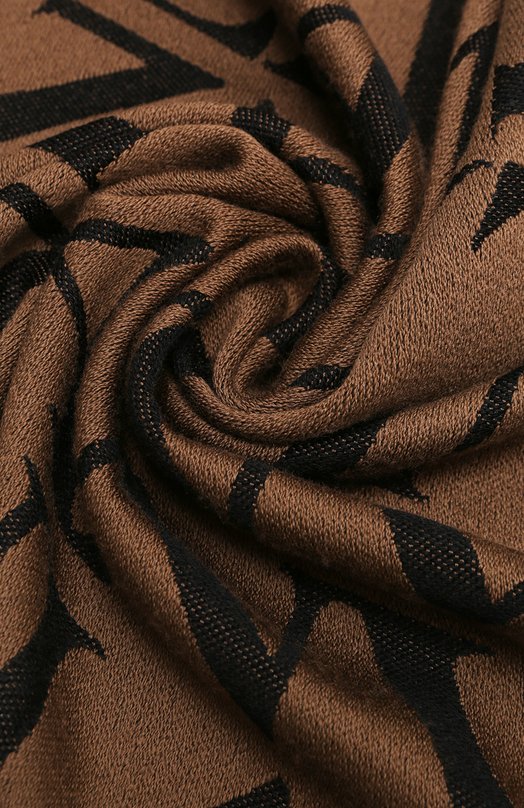 Шерстяной шарф Lanvin SCARVES/5456 Коричневый  SCARVES/5456 Фото 3