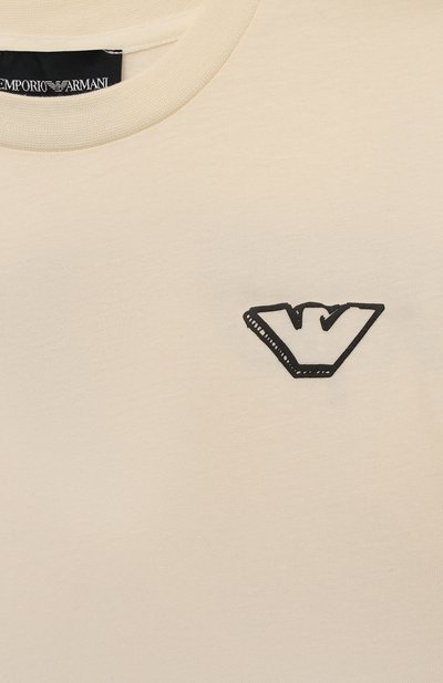 Хлопковая футболка EMPORIO ARMANI, арт. EB000028/AF10382, фото 3