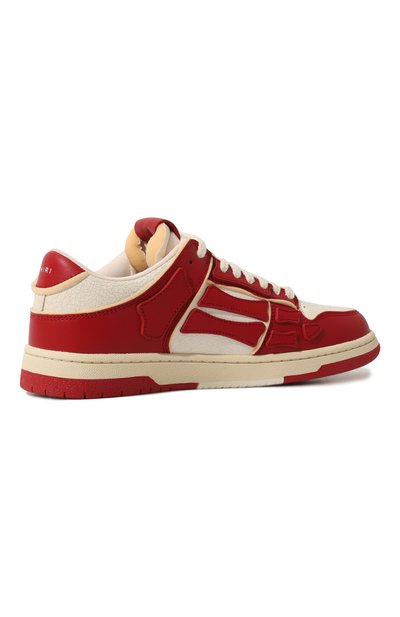 Кожаные кеды collegiate skel-top AMIRI, арт. AMF0SR1030, фото 5