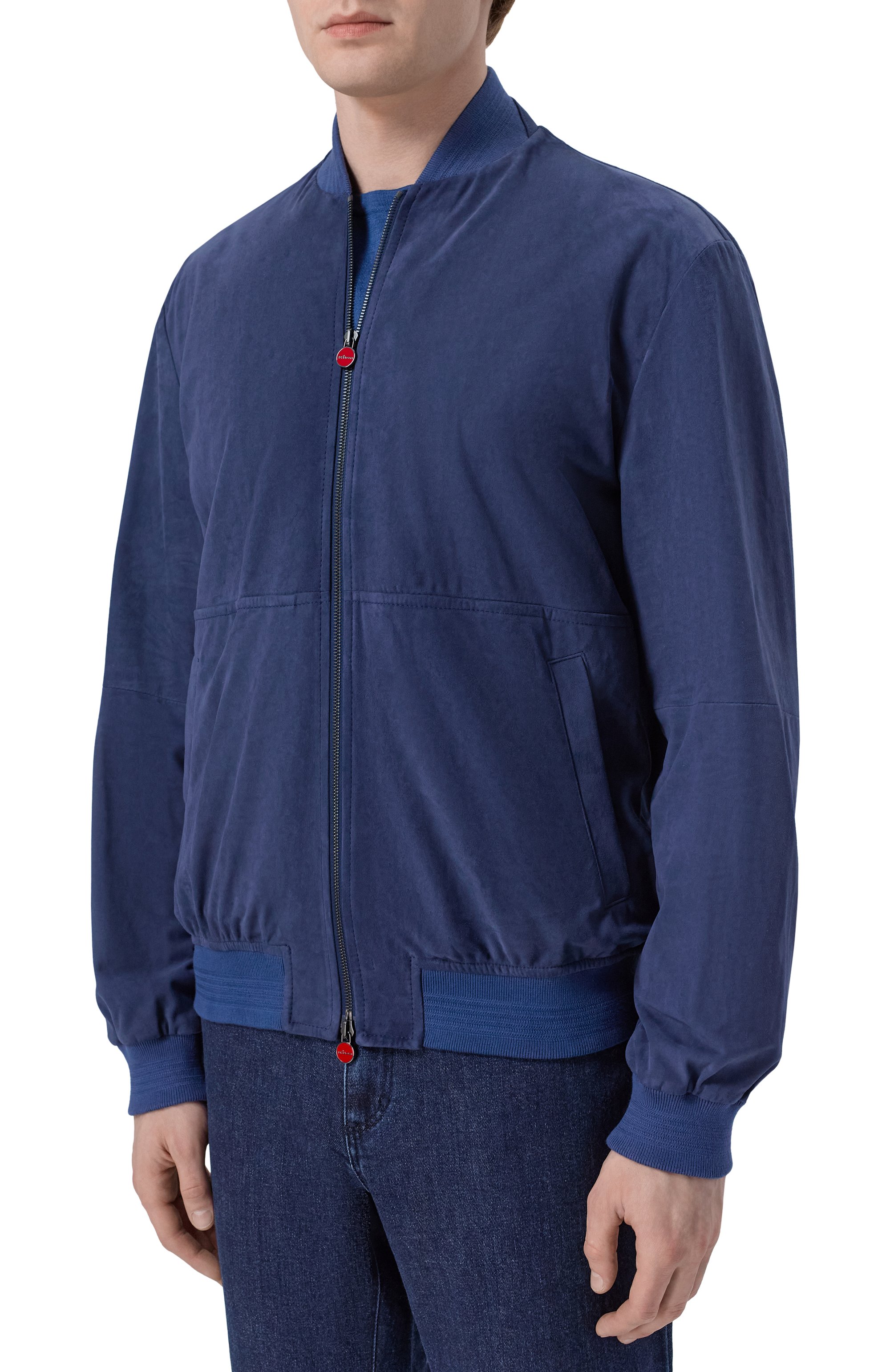 Замшевый бомбер KITON, арт. UW2345V0812H, фото 3