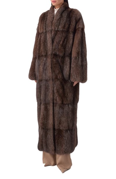 Шуба из соболя MVST, арт. M002A/SABLE WILD SILVER 4-5, фото 3