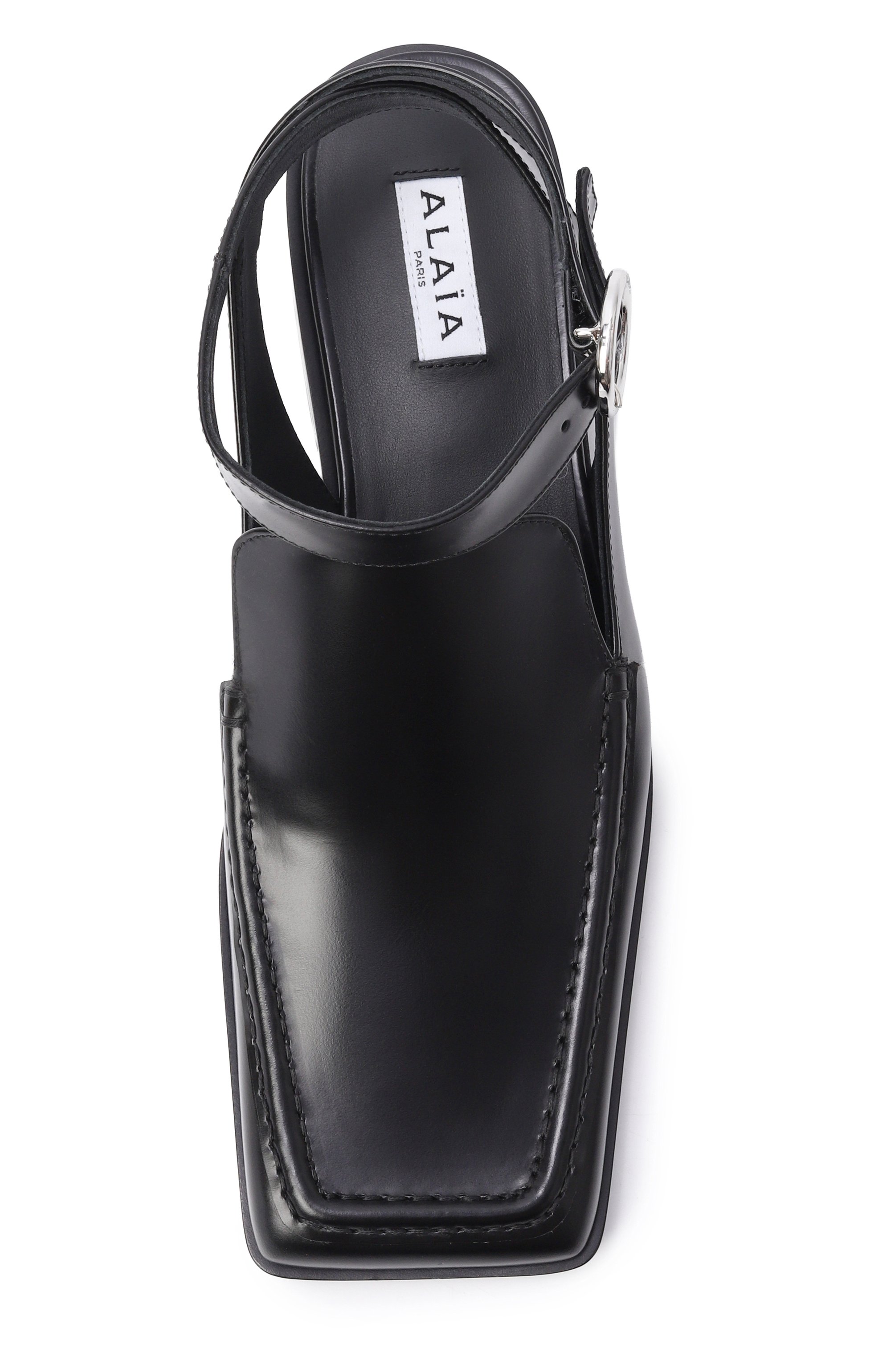 Кожаные сандалии ALAIA, арт. AA3L1001I072, фото 6